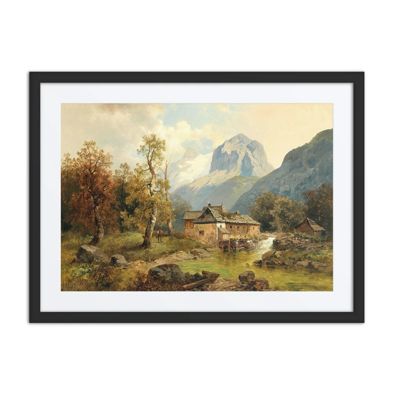 Tyrolean Landscape with Mill