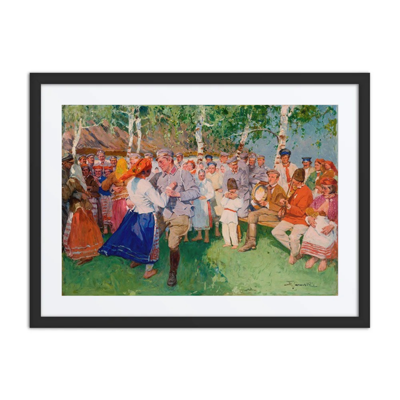 Uhlans and Villagers Dancing