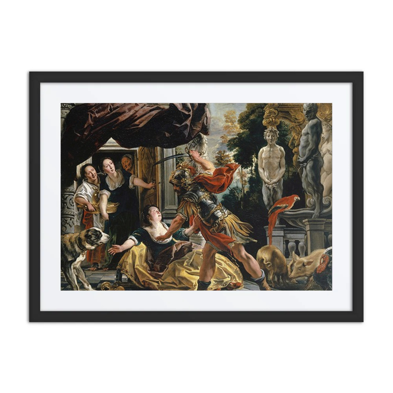 Ulysses Threatening Circe