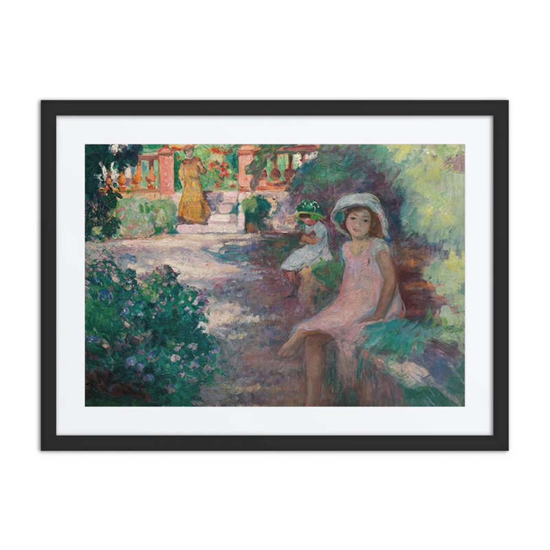 Under the Mimosas (the artist’s Daughters)