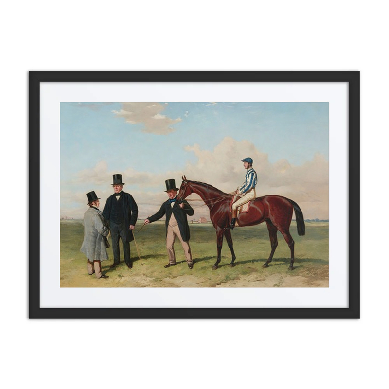 Underhand, Winner of the Northumberland Plate, with Aldcroft up, Mr. a. Biggs, Mr. J. Fobert (Trainer) and Mr. G. Foster (Owner)