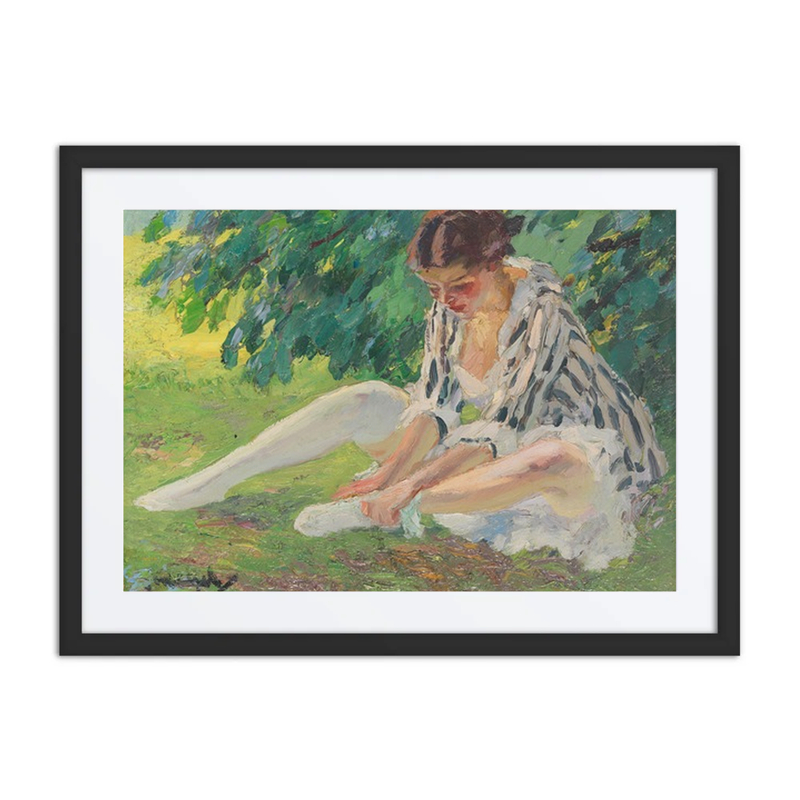 Undressing in the Grass