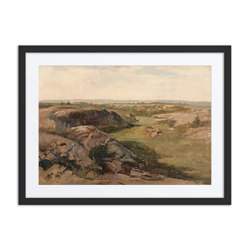 Undulating Country. Study