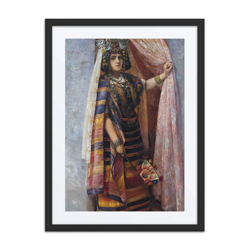 Une Ouled Naïl au Pas de Sa Porte