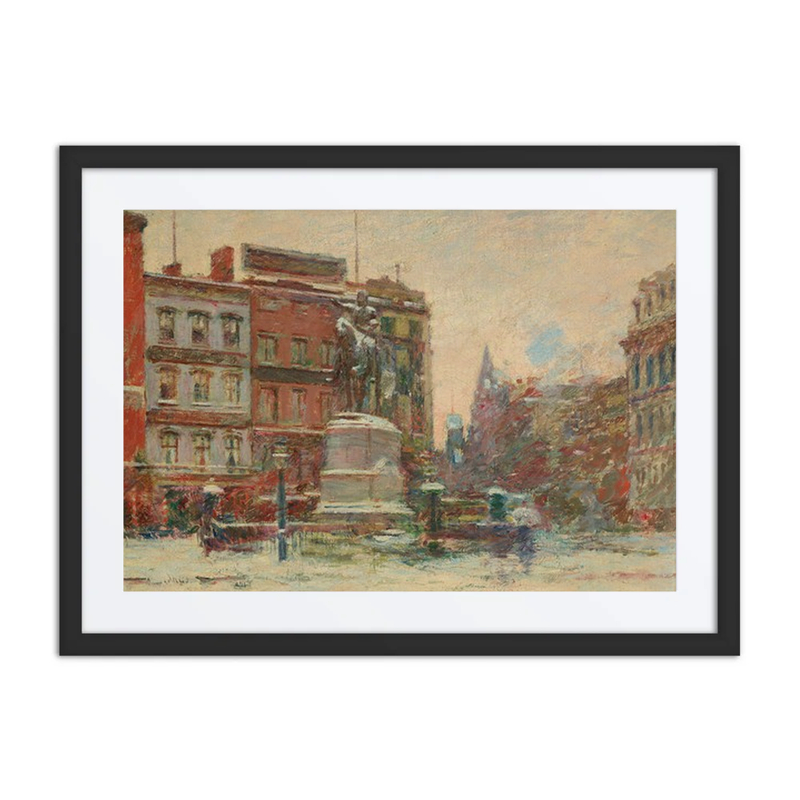Union Square, Winter (Washington Monument)