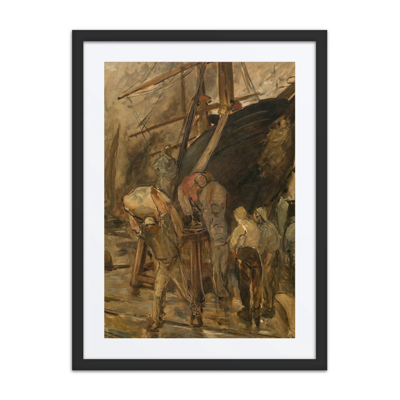 Unloading a Sailing Ship