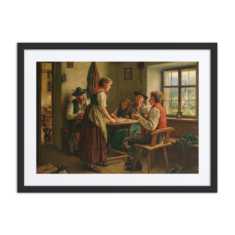 Unterhaltung in Der Stube