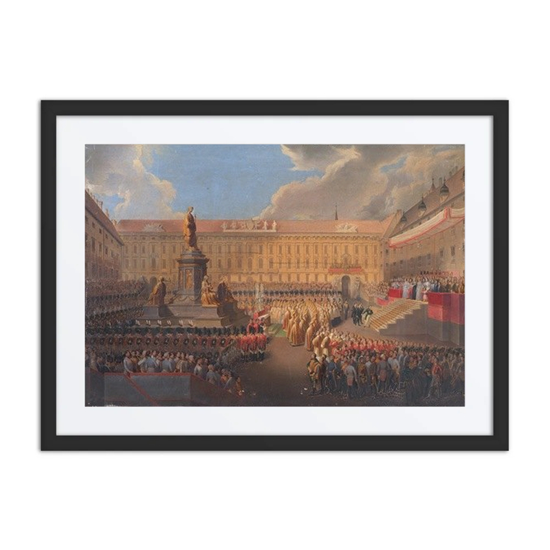 Unveiling of the Monument to Emperor Francis I of Austria