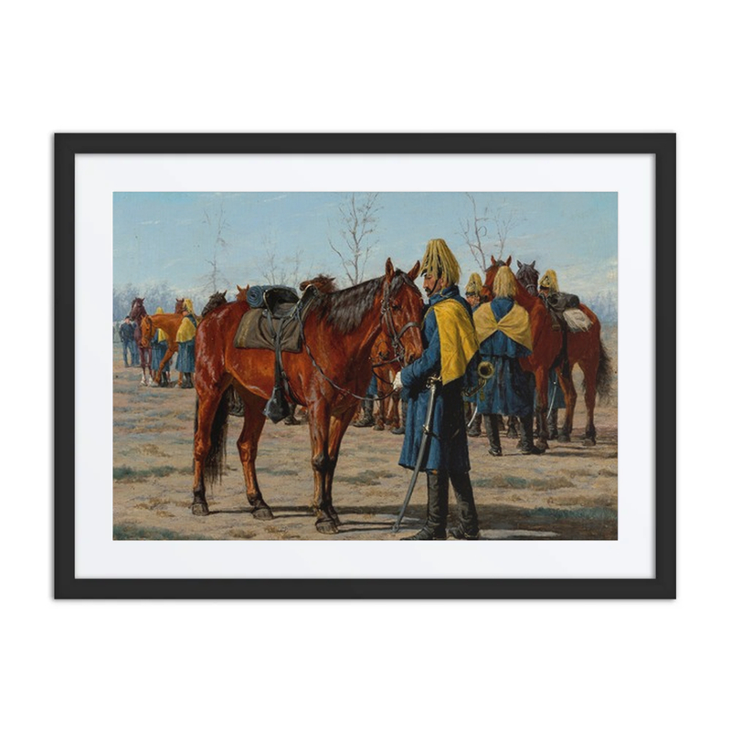 U.S. Cavalry Preparing to Ride