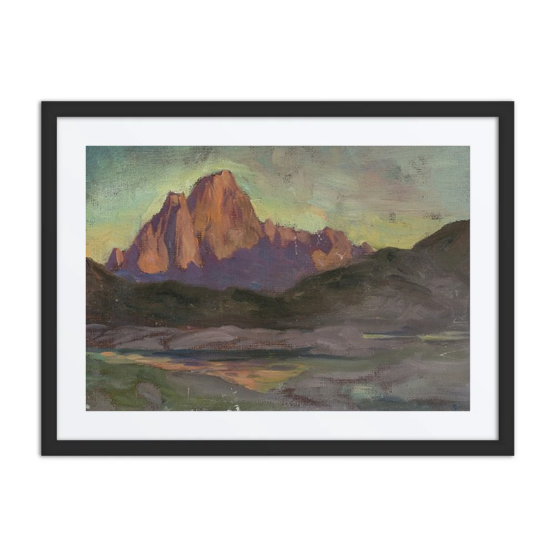 Vaagakallen. Study from Lofoten