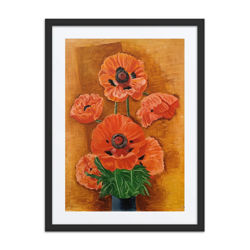 Vase of Poppies