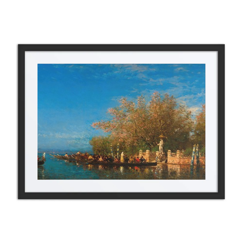 Venice: a Gondola Ride to the Madonna at the Entrance of the French Gardens