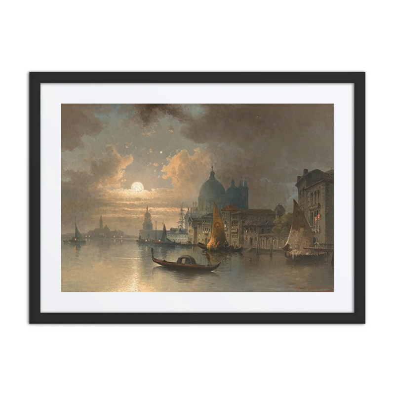 Venice, a Moonlit Night in the Bacino