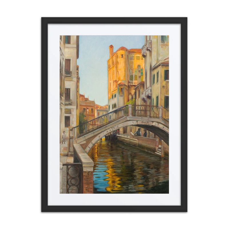 Venice Canal with Palazzo Foscari