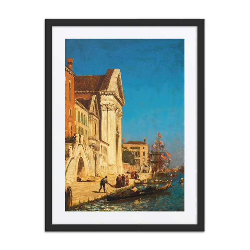 Venice, Giudecca Canal Near Church of Santa Maria Del Rosario