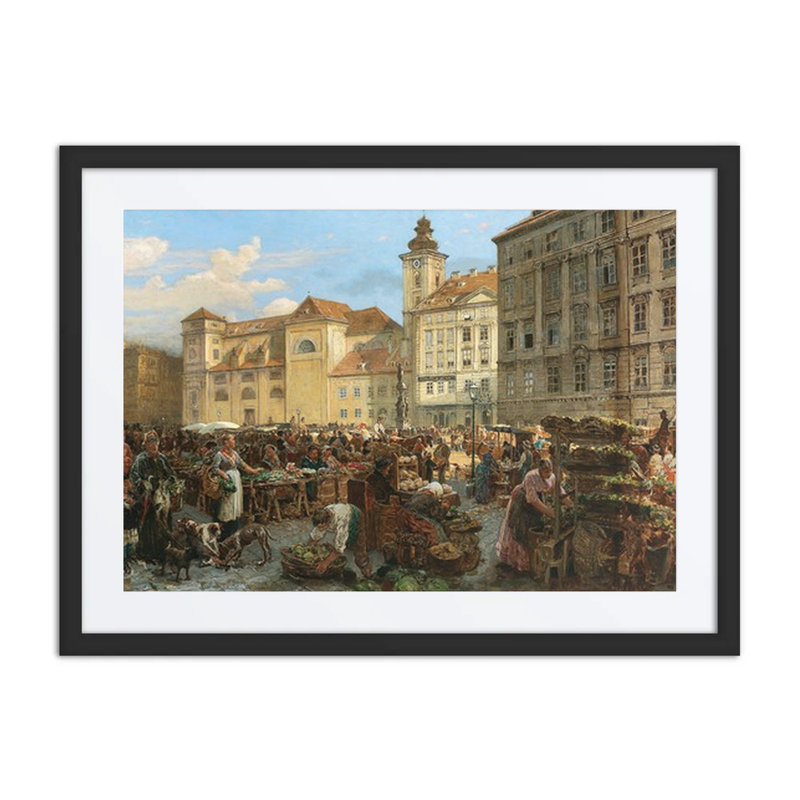 Vienna, a View of the Market on Freyung