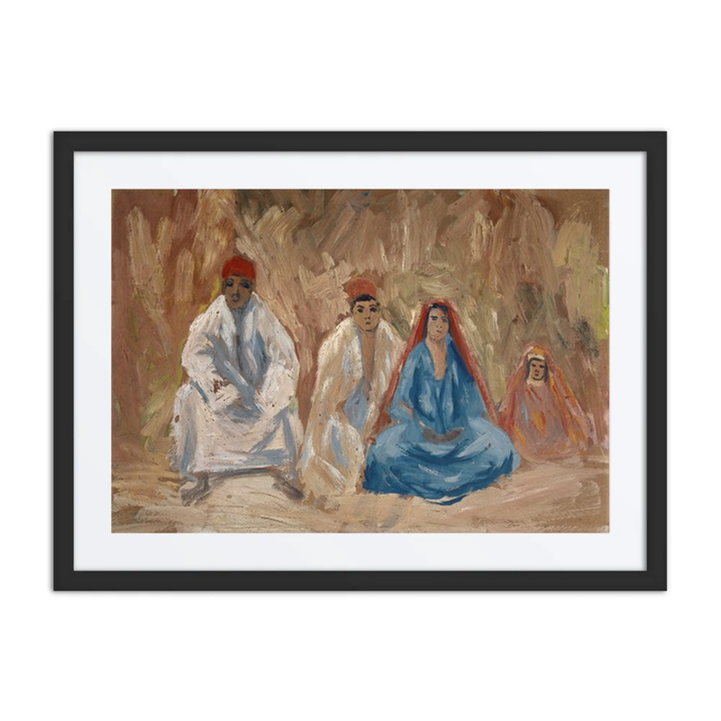 Vier Hockende Beduinen