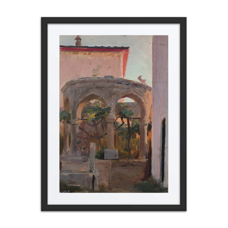 View from Bakhchisaray. from the Journey to Crimea