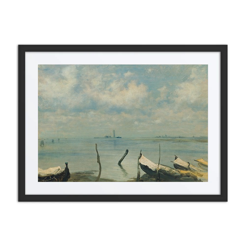 View from Mestre over Venice (Lagoon Landscape)