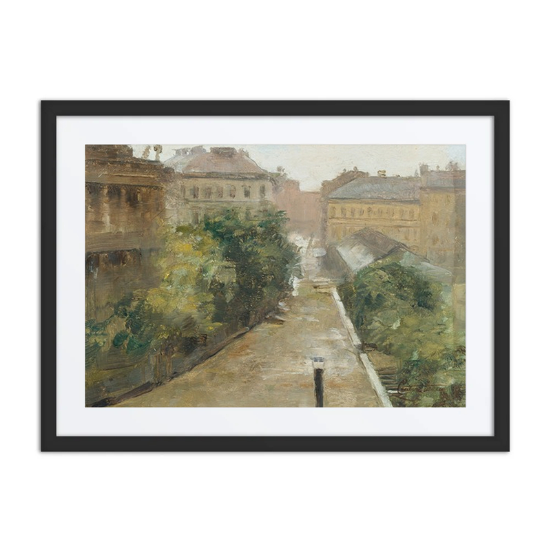 View from the artist’s Apartment of Palais Coburg