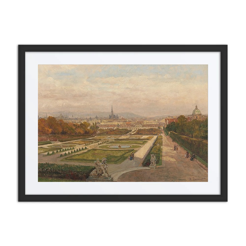 View from the Belvedere Palace Towards Vienna