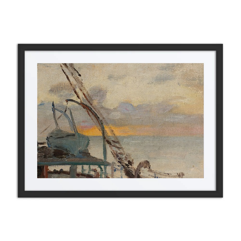 View from the Ship at Sunset