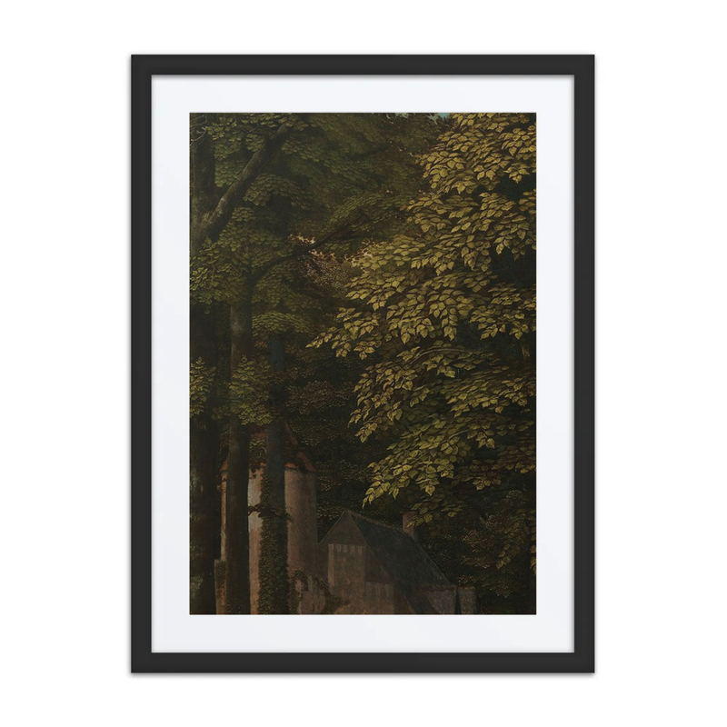 View in a Forest, Outer Left Wing of a Triptych
