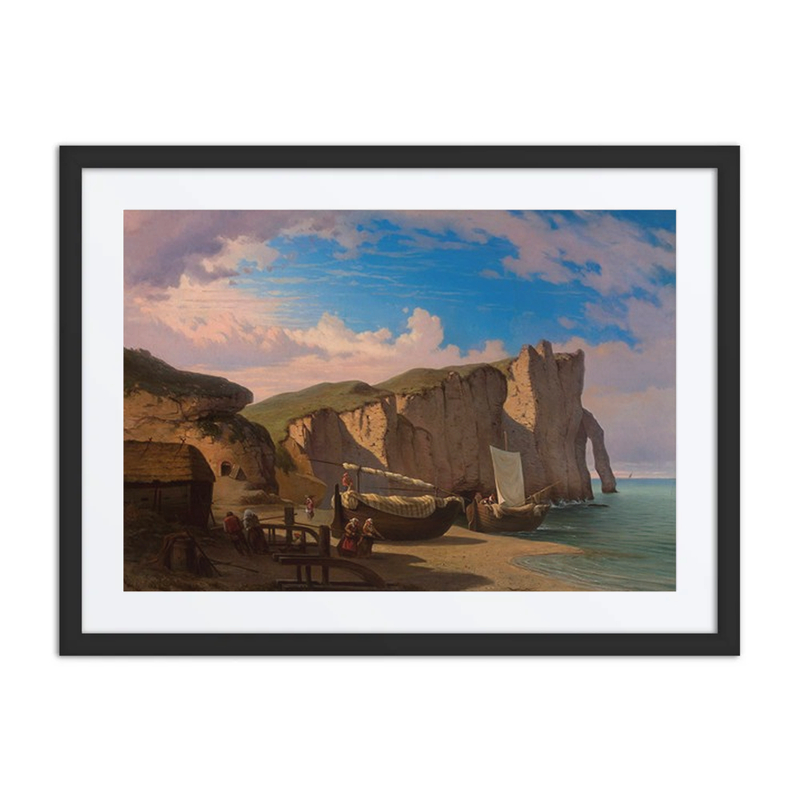View of Cap d’Entifer in Etretat, Normandy