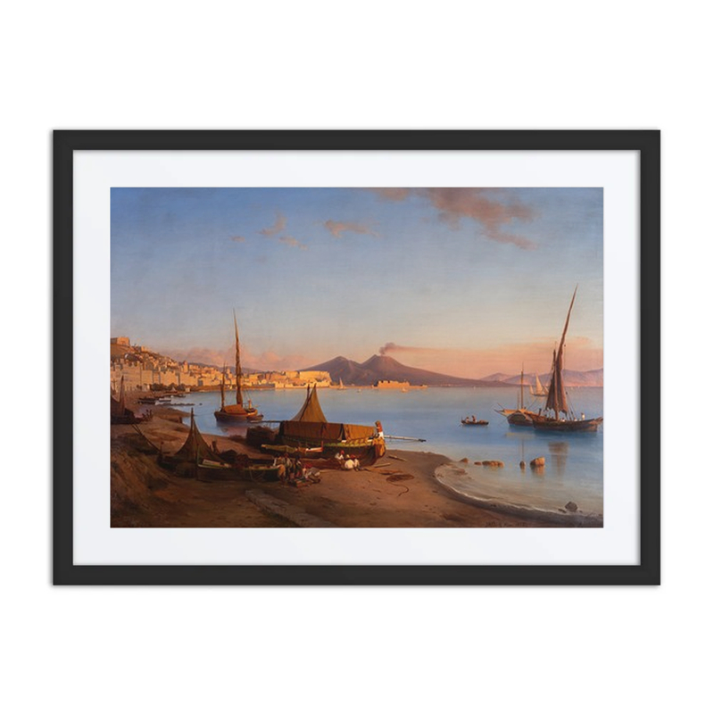 View of Naples with Vesuvius