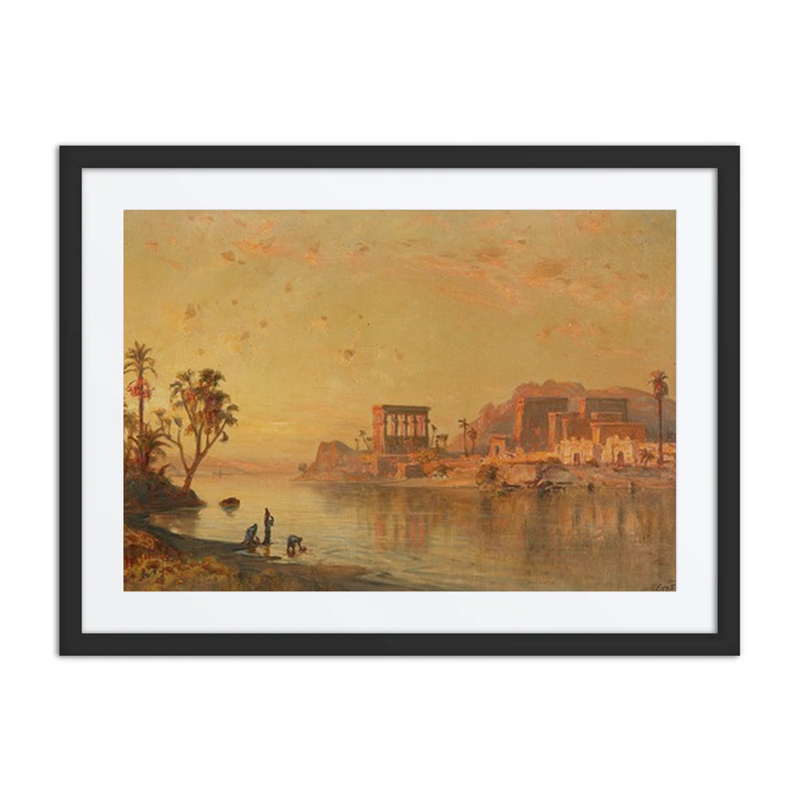 View of Philae Island in the Nile Valley