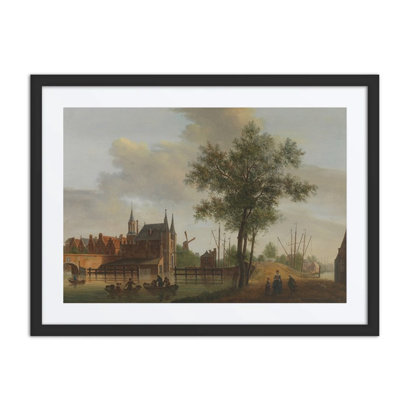 View of the potter’s Gate in Gouda