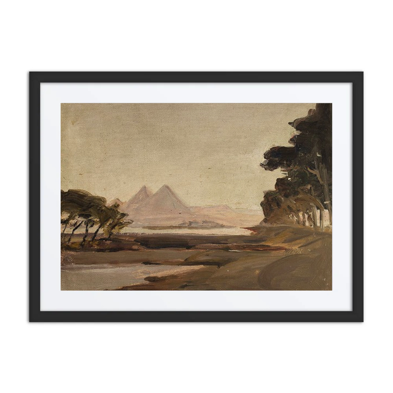 View of the Pyramids, from the Journey to Egypt