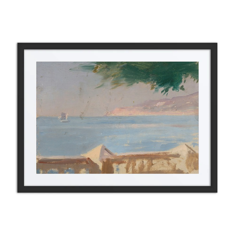 View of the Sea from the Bakhchi-Dere Villa in Yalta, Crimea