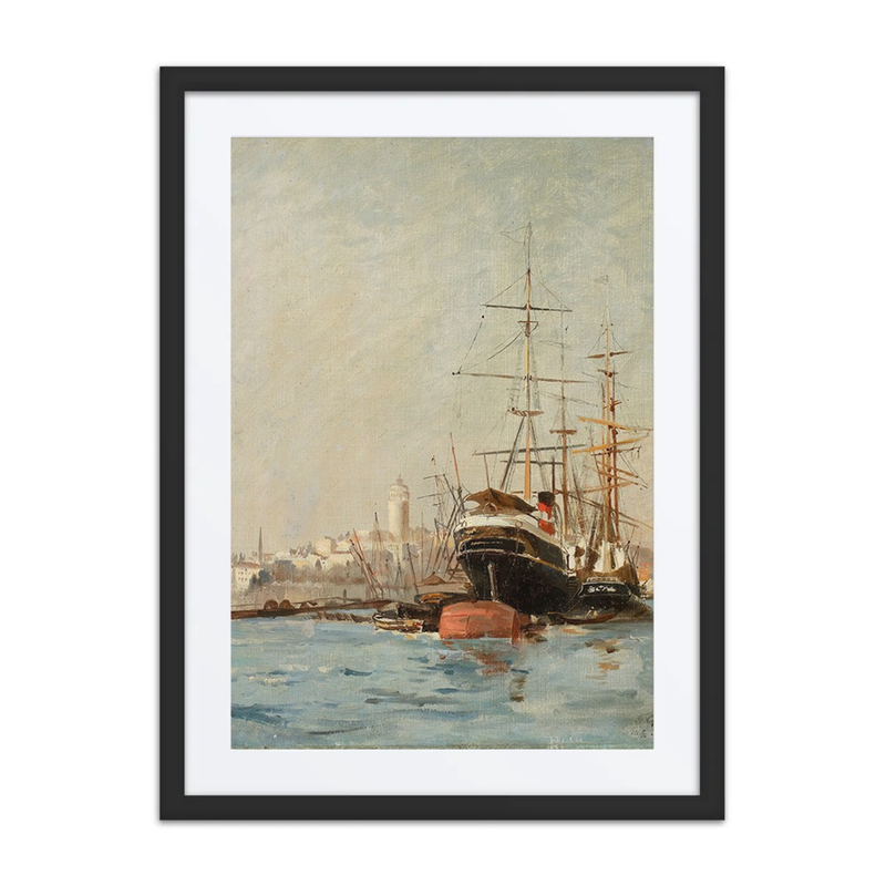 View of the Seaport Near Bursa