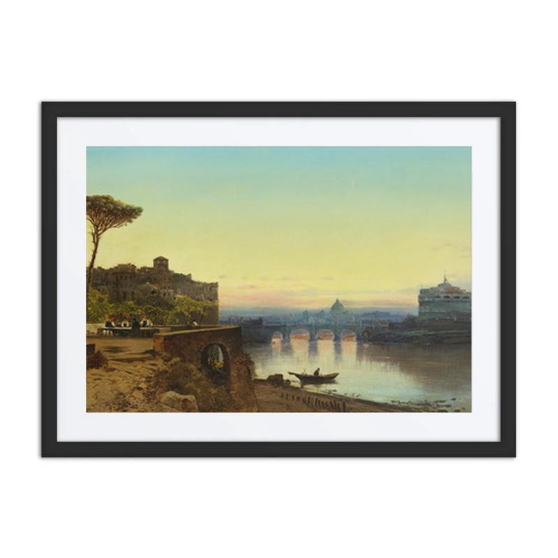 View of the Tiber and Castel Sant’Angelo