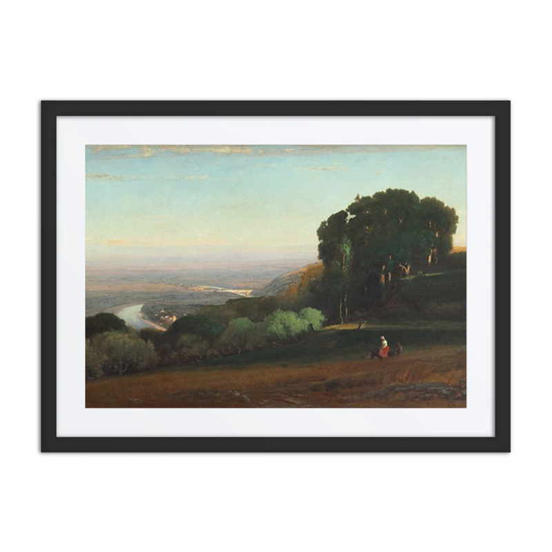 View of the Tiber Near Perugia