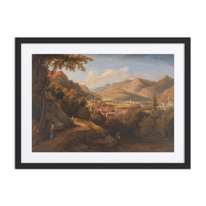 View over Como and Lake Como