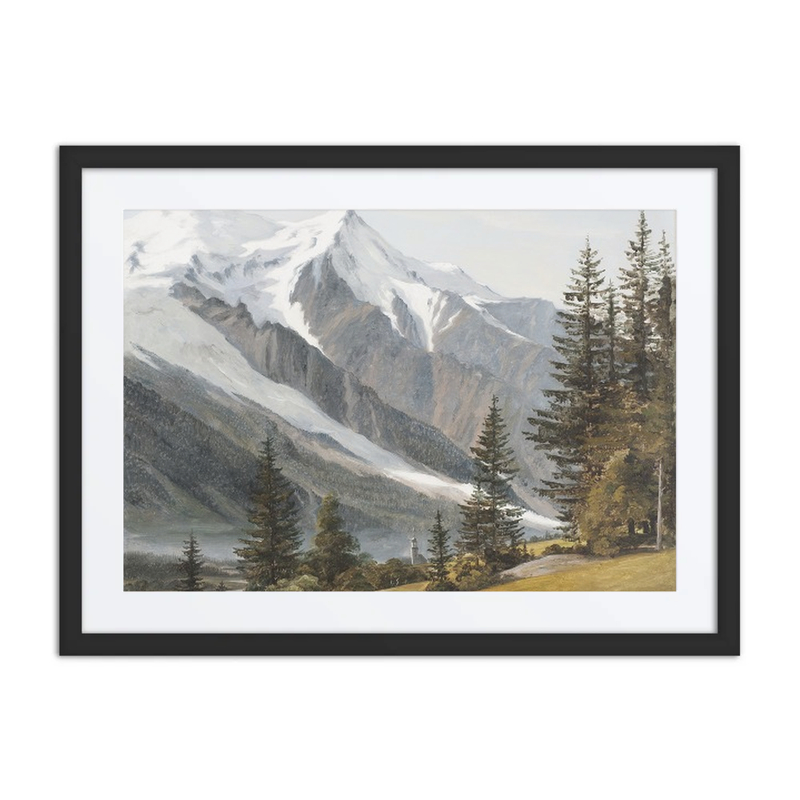 View Towards Chamonix-Mont-Blanc
