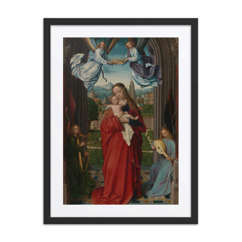 Virgin and Child with Four Angels