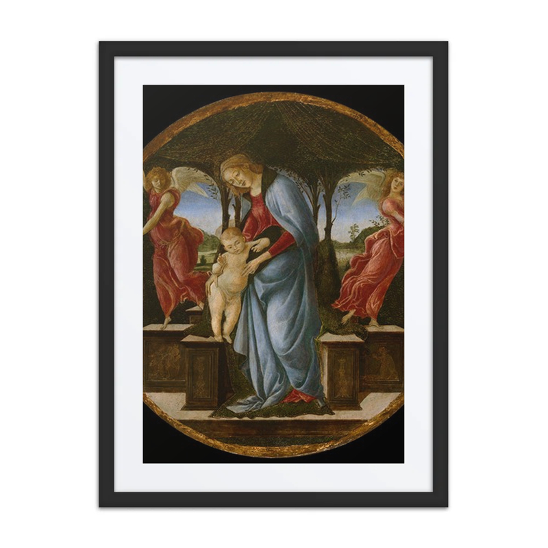 Virgin and Child with Two Angels