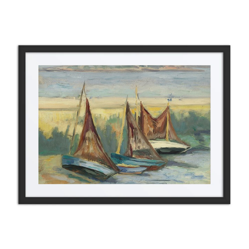 Voiliers à Marée Basse