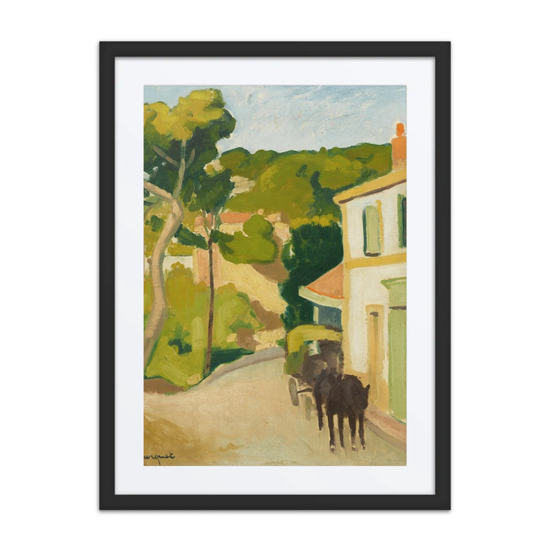 Voiture sur la Route d’Estaque