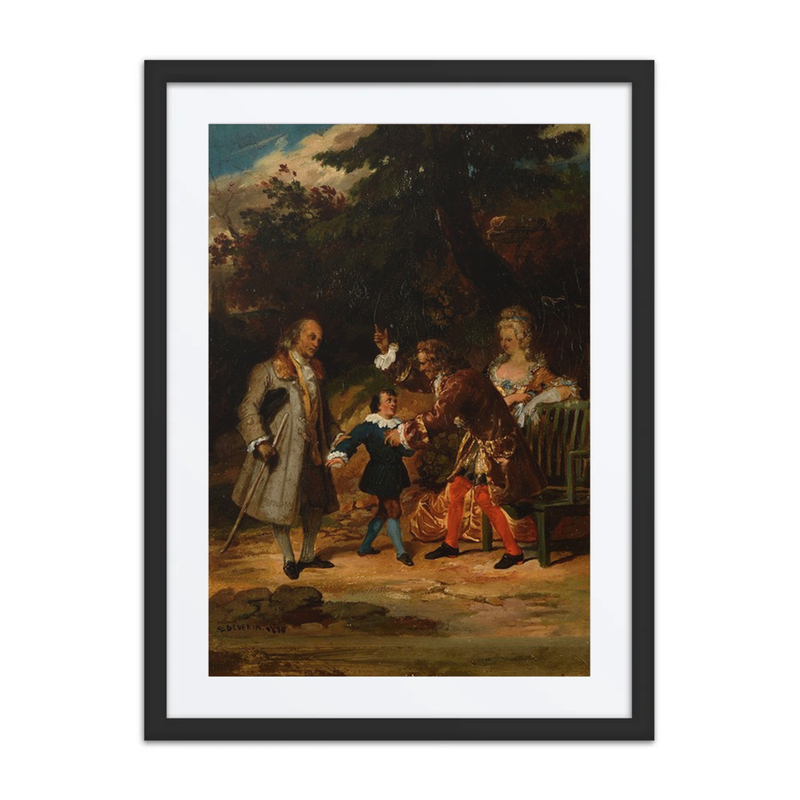 Voltaire Blessing franklin’s Grandson