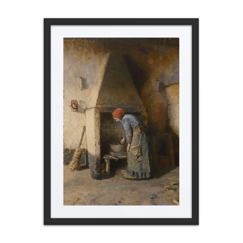 Vrouw Bij de Haard