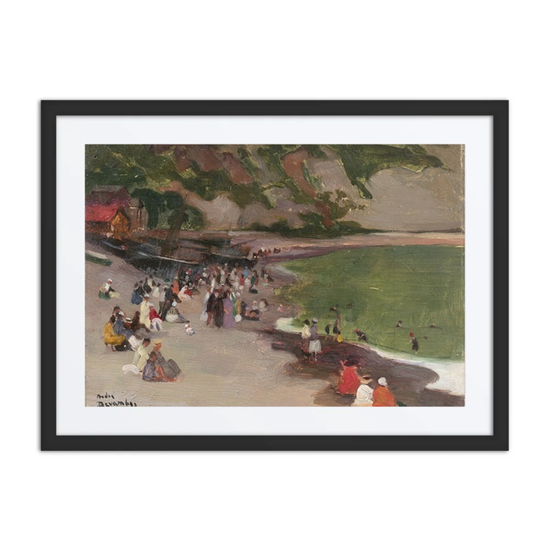 Vue Animée de la Plage d’Yport