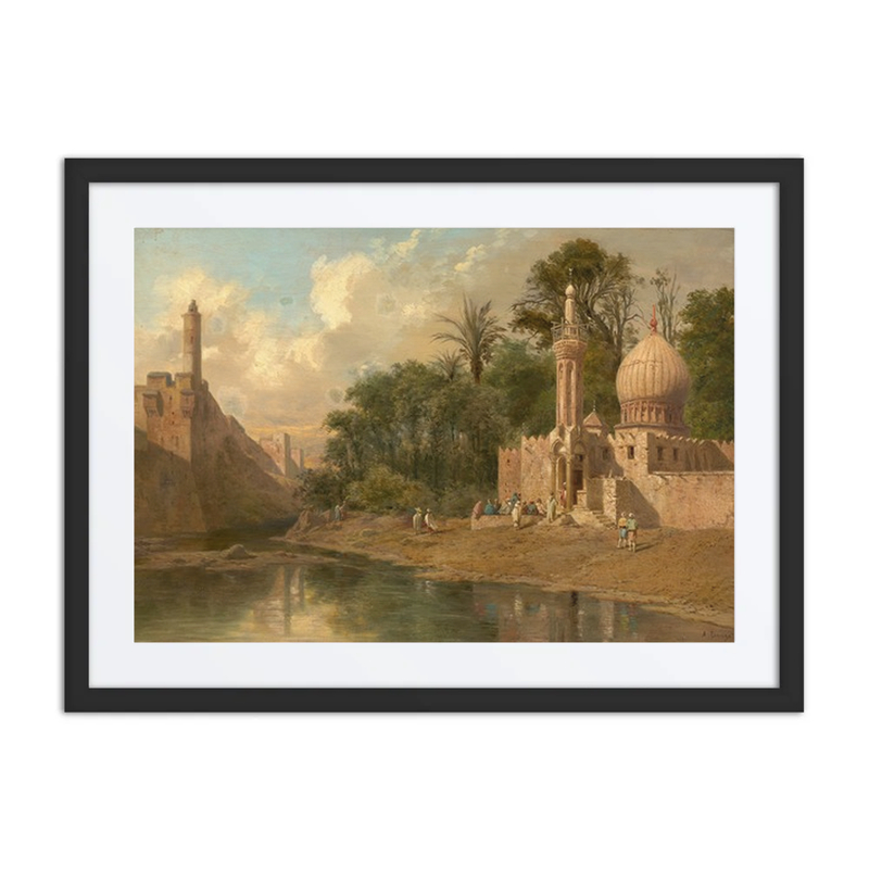 Vue de Monuments, Probablement au Caire