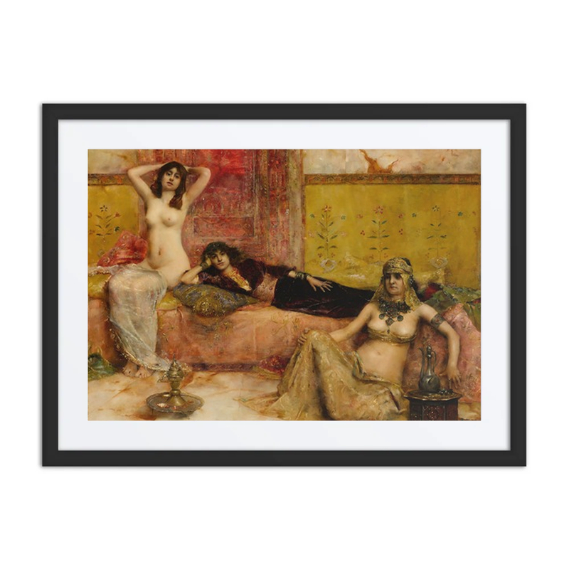 Waiting, Odalisques in an Interior