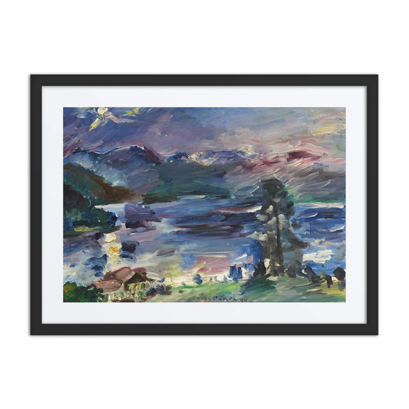 Walchensee, Aufgehender Mond