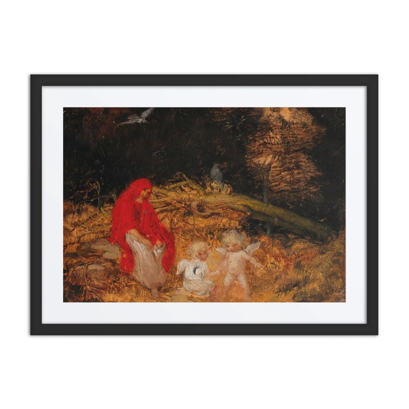 Waldfrau Und Amoretten