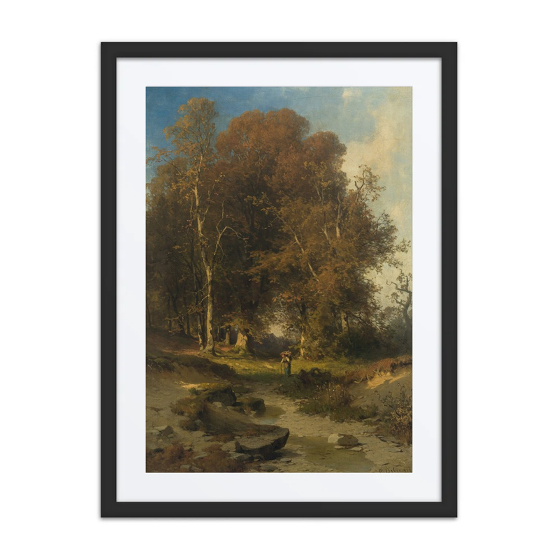 Waldlandschaft Im Herbst